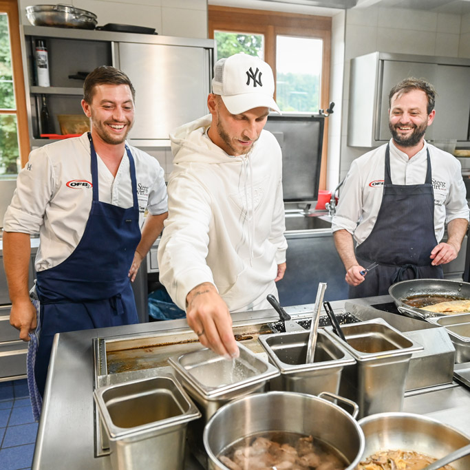 Kochen mit ÖFB-Teamkoch Fritz Grampelhuber - Jagdfakten.at informiert